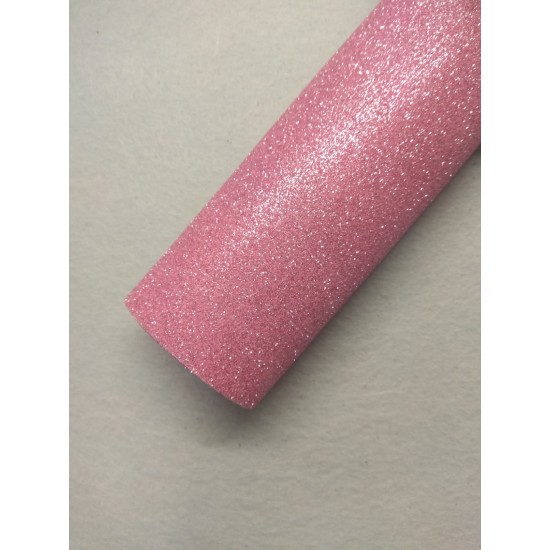 Фоамиран глиттерный 2 мм 20*30 см, розовый, цена за лист